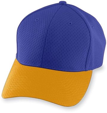 Augusta Adult Unisex 100% Polyester Low Profile 6 Panel Athletic Mesh Cap